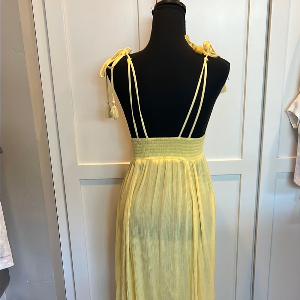 Forever 21 Sunny Yellow Maxi Dress S - Picture 5 of 6